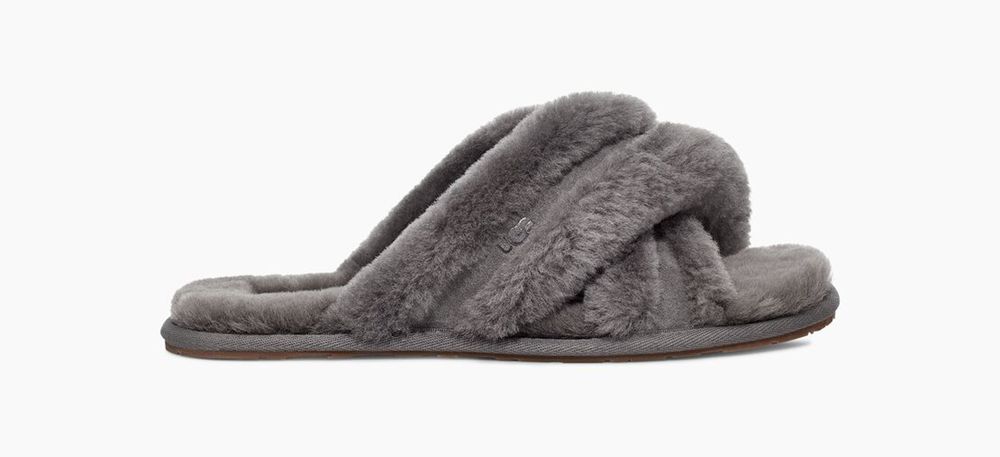 Ugg Scuffita - Womens Slippers - Grey - NZ (4726AWSEN)